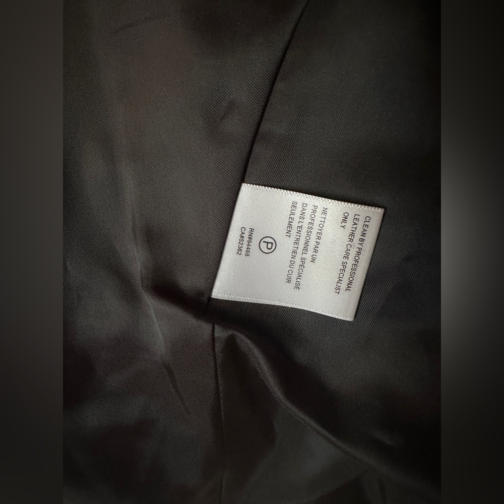 Barney's New York Leather Biker Jacket size M vintage excellent condition - Picture 7 of 12